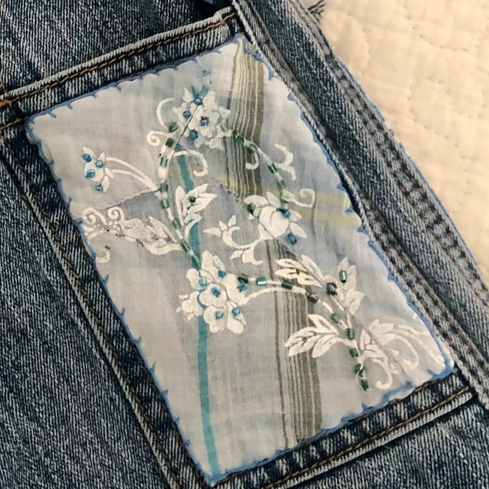 J. Galt Shanghai Low Rise Flare Jeans ~ Unique! - Picture 5 of 13